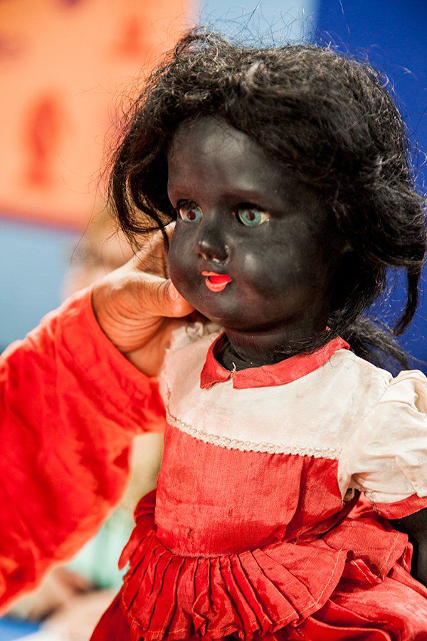 The doll, made in Germany, is from the late 1800s and is worth $1200.<br/>
